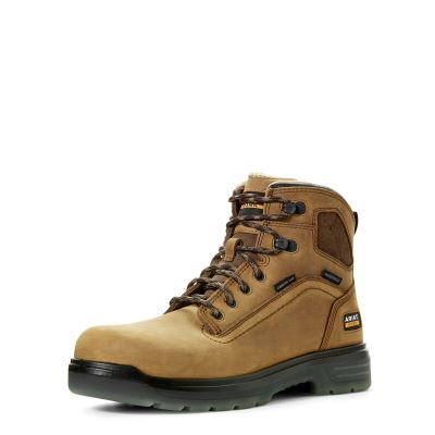 Ariat Turbo 6" Kahverengi Iş Ayakkabıları Erkek (41237-936)